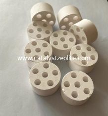 6 Lubang 33mm 18mm Alumina Catalyst Support Area Permukaan Tinggi