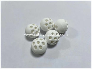 7 lubang 16mm Cao 4-2 Alpha Alumina Catalyst Support
