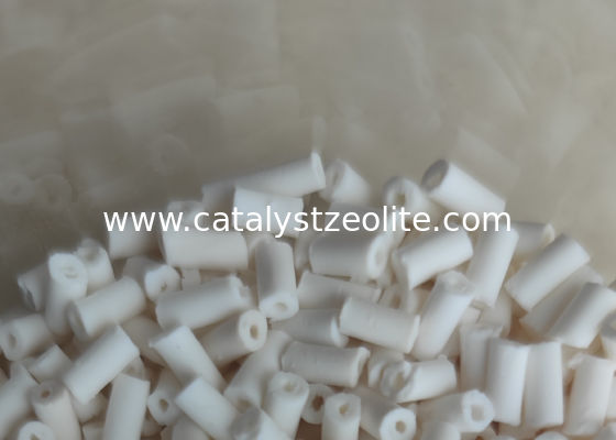 Raschig Ring Bentuk Gamma Catalyst Carrier Rings 3.2mm 4.8mm 6.4mm Alumina Carrier Ring